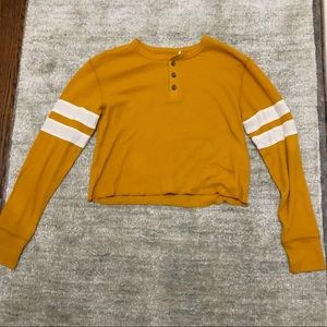 Yellow long sleeve top